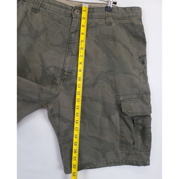 Wrangler Hero Originals Camouflage Cargo Shorts Men 38 / 10 Olive Tech Utility - Picture 4 of 10
